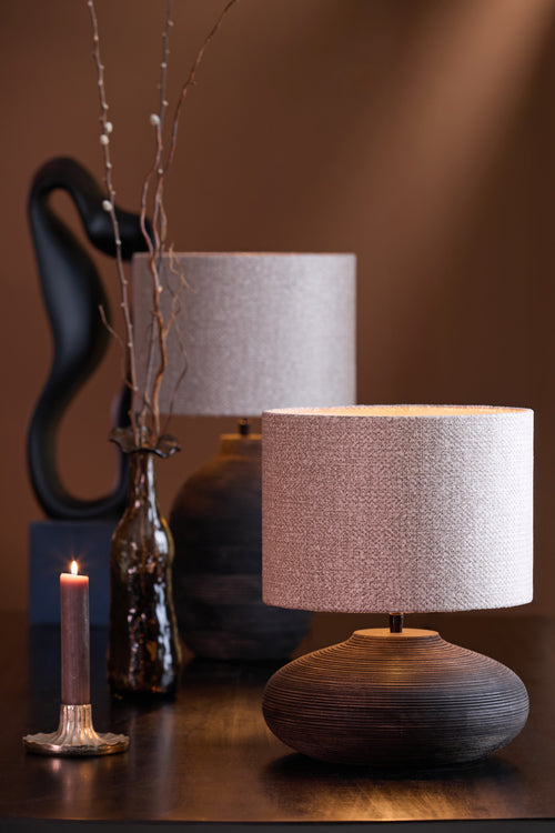 Light & Living lampvoet KHOMAI - Ø30x23cm - bruin - vtwonen shop