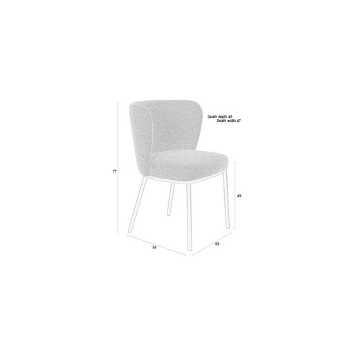 Housecraft Living Guus Eetkamerstoelen Beige - Set van 2 - vtwonen shop