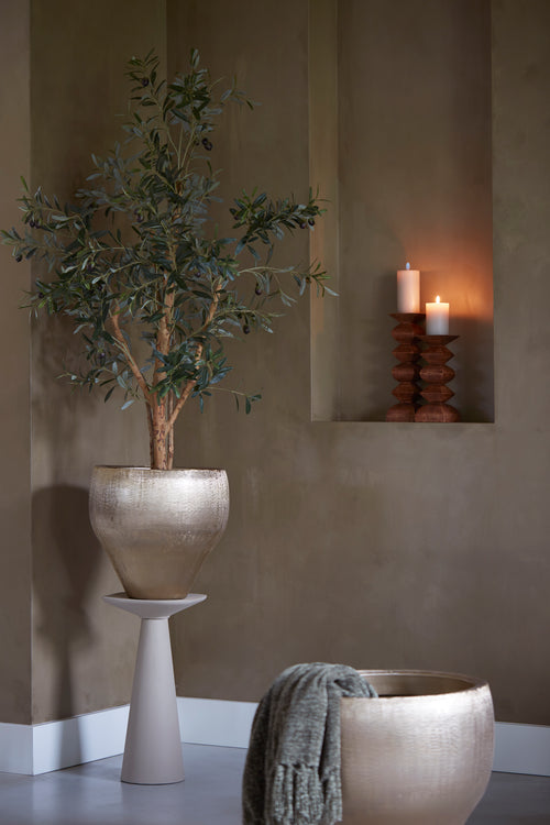 Light & Living kandelaar ALVERCA - Ø10.5x33.5cm - bruin
