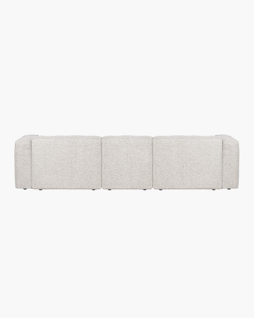 noo.ma Lobi 4‑zits bank Clay Grey Mélange - 318x97,5x73,5 cm