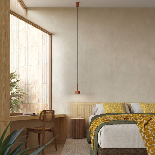 Sollux Lighting Hanglamp AURA 1 mokka Gx53 - 10x10x125cm