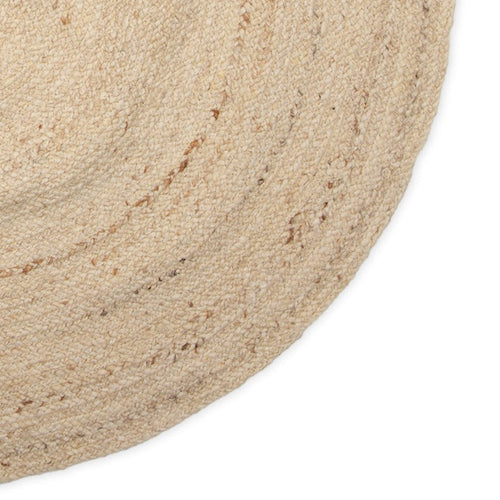 Mrcarpet vloerkleed Labyrint - Wol - beige/ivoor - Ø160 cm