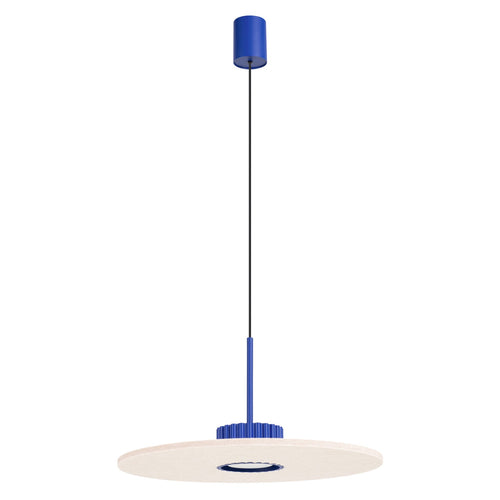 Sollux Lighting Hanglamp OVO 1 ultramaryna/beżowa filc Gx53 - 40x40x125cm