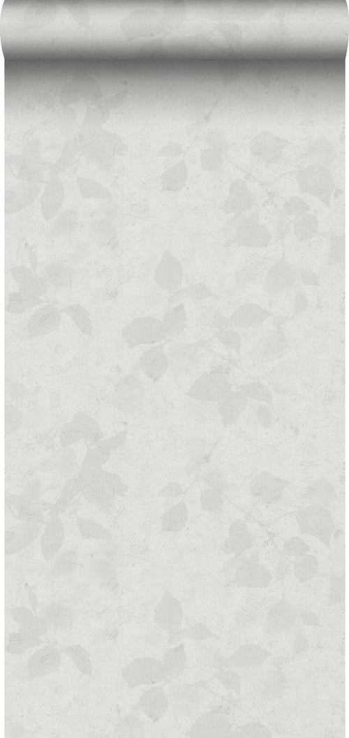 Borastapeter behang bladeren lichtgrijs - 53 cm x 10.05 m - 660335 - vtwonen shop