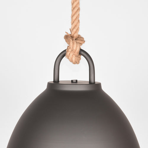 LABEL51 Hanglamp Korf - Burned Steel Metaal - 38x38x45cm - vtwonen shop