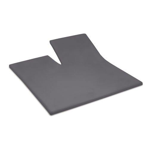 Cinderella - Hoeslaken Weekend topper single split 15 cm - 180x210 cm - Antraciet