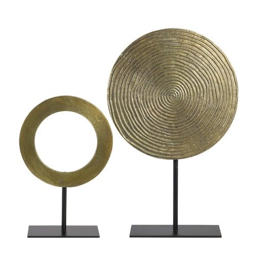 Light & Living ornament Waiwo/Rawas - ant. brons, zwart - 35x20x56cm