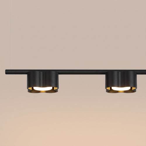 Sollux Lighting Kroonluchter OVIO 4 zwart Gx53 - 122x12x208cm