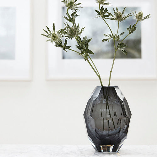 Hübsch vaas Facet - glas - ø13xh17cm - vtwonen shop