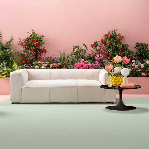 Kare Design Salontafel Schickeria marmerprint zwart Ø80cm - vtwonen shop