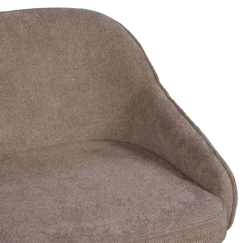 Giga Meubel Barstoel Maxime - Stof - Taupe - Set van 2 - vtwonen shop