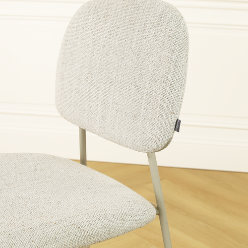 Nolon Jasmijn Eetkamerstoel Beige Melange - Grijsbeige - vtwonen shop