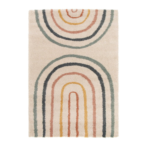AFK Living vloerkleed Harmoni - voor kinderen - veelkleurig - 200 x 290 cm