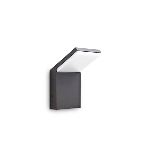 Ideal Lux Style - LED 1 Lichts Buiten Wandlamp Antraciet IP54