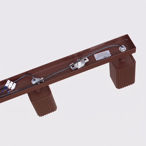 Sollux Lighting Plafondlamp RAYO 4L bruin - 81x6x16,5cm