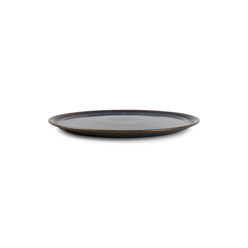 Bonbistro - Plat bord 34cm groen Cirro - Set van 6