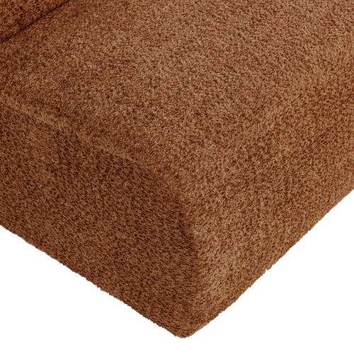 WOOOD 1-zits bank Mojo Base - Wollig - Roestbruin - 74x84x97