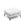 Cosmopolitan Design Poef Bali structurele stof, baksteen - 60x60x41cm
