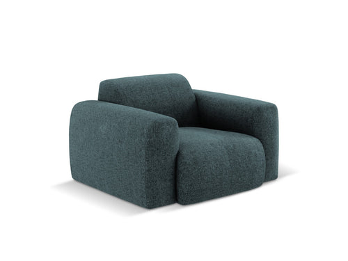 Cosmopolitan Design Fauteuil Nolio 2-zits, chenille, olie - 95x105x72cm