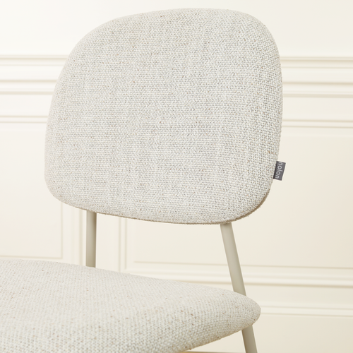 Nolon Jasmijn Eetkamerstoel Beige Melange - Grijsbeige - vtwonen shop