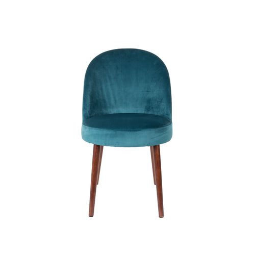 Dutchbone Barbara Eetkamerstoelen Blauw - Set van 2 - vtwonen shop