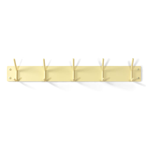Spinder Design kapstok Fusion 5 - Butter Yellow - 5 haken - Exclusief voor vtwonen! - vtwonen shop