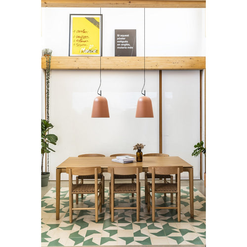 Faro STUDIO 29 cm koepel hangende plafondlamp roze