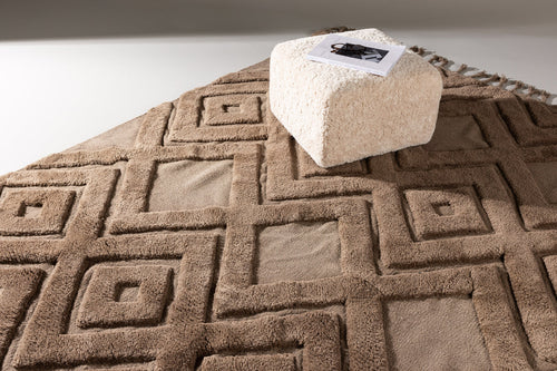 Rebellenclub Vloerkleed Fino - 300 x 200 cm - Bruin - vtwonen shop