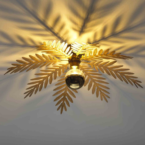 Ylumen plafondlamp Palm - 1 lichts - 65  x 10   cm - goud bruin - vtwonen shop