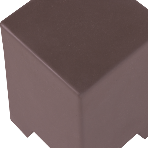 WOOOD bijzettafel hoog Zina - Cement - Bruin - 51x36x36