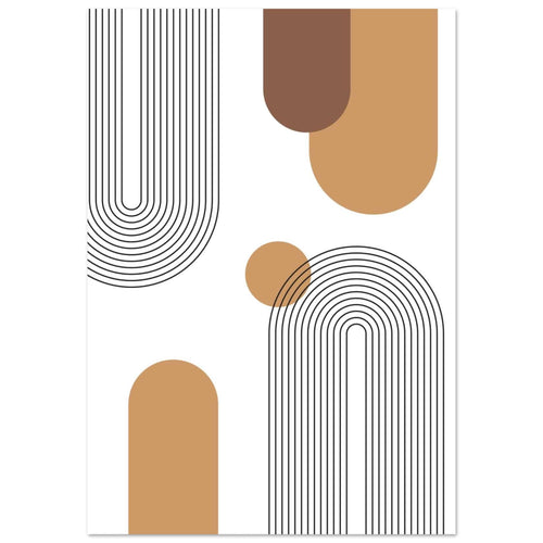 Artfulprints  Boho – Neutral path   poster 70x100 cm - vtwonen shop