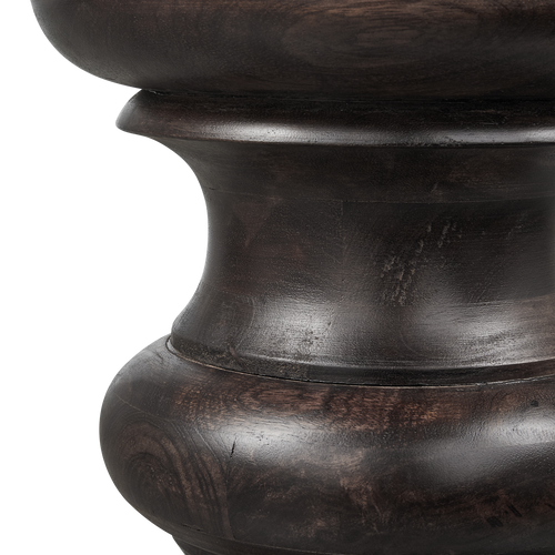 WOOOD bijzettafel Jonah - Hout - Donkerbuin - 42x30x30 - vtwonen shop