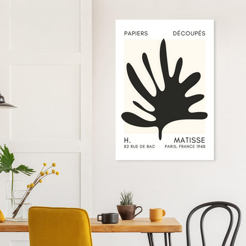 Artfulprints  Matisse – Coral drift black   poster 70x100 cm - vtwonen shop