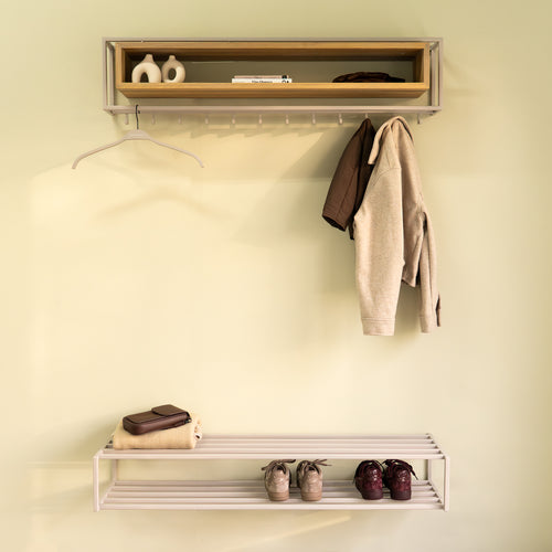 Spinder Design schoenenrek School 120 - Silky Taupe - 10 paar schoenen