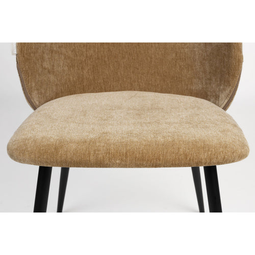 Zuiver Cozy Eetkamerstoelen  Mosterd - Set van 2 - vtwonen shop