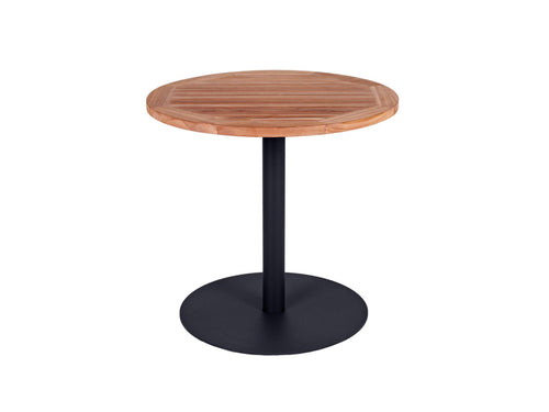 MaximaVida ronde tuintafel Java zwart 80 cm - zware 49 kg uitvoering - vtwonen shop
