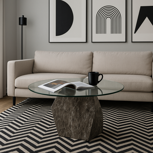 Kare Design Salontafel Rocky Ø90cm - vtwonen shop