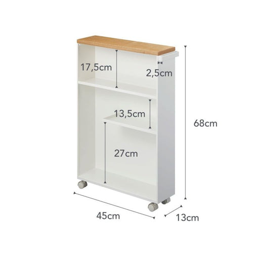 Yamazaki Badkamer Trolley - Tower - Wit - vtwonen shop