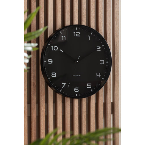 Karlsson wandklok Orgullo - zwart - Ø40cm - vtwonen shop