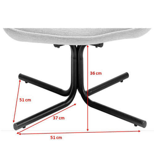 Kare Design Draaifauteuil Oscar grijs - vtwonen shop