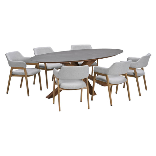 Garden Impressions Tuinset Alexia 7-delig - Scot tuintafel 230x115 cm