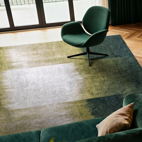 Ecorugs vloerkleed Forest Mood - groen - 140x140cm