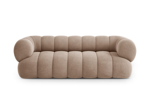 Cosmopolitan Design Bank Koge 3-zits, flueel donkerbeige - 95x210x70cm