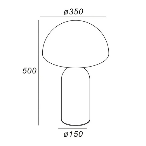 Artdelight tafellamp Best - 2 lichts - 35  x 50   cm - zwart goud - vtwonen shop