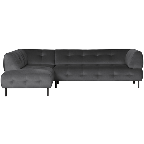 WOOOD hoekbank links Lloyd - Polyester - Cast Iron - 77x267x205/91