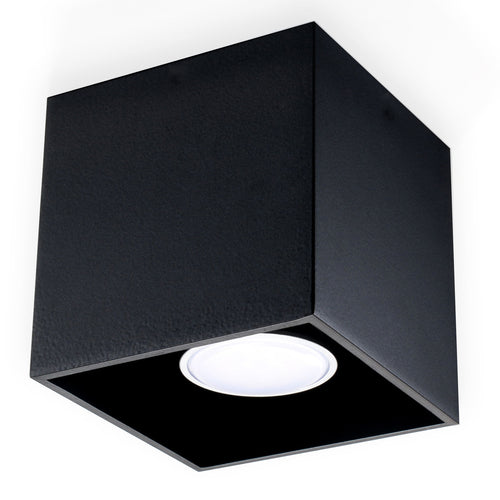 Sollux plafondlamp Quad - 1 lichts - 10  x 10   cm - zwart - vtwonen shop