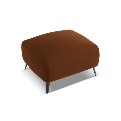 LaMiaSofa Poef Genova - velours - terracotta - 65x65x44