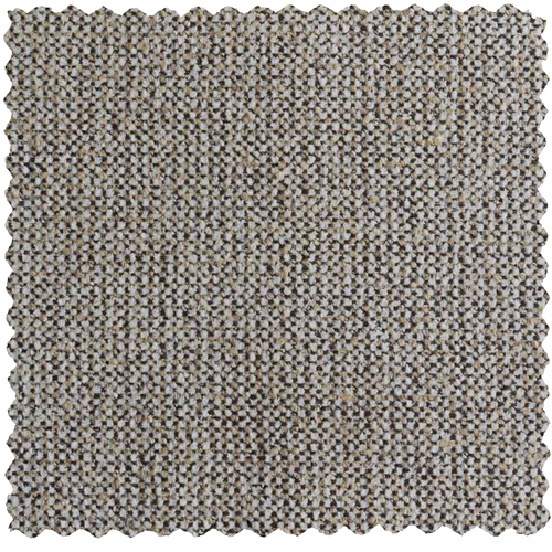 WOOOD u-vorm bank Sloping - Polyester - Off White - 77x339x225