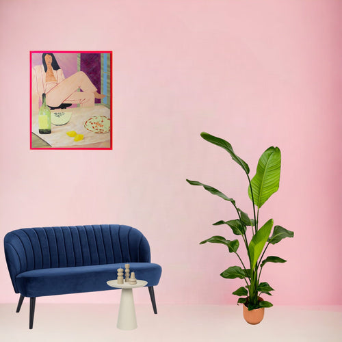 Trendyplants - Strelitzia Nicolai inclusief elho Vibes Fold Round roze - 130 cm - Ø18cm - vtwonen shop