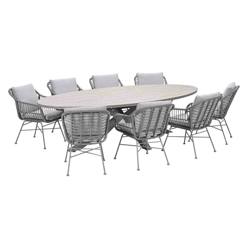 Garden Impressions tuinset Lucas - Tulli - valley sand - 280x140 cm - 9-delig - vtwonen shop